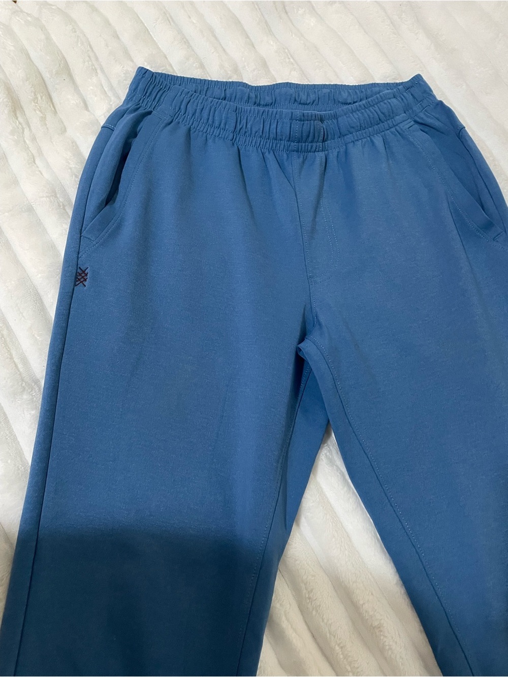 RHONE Black and Blue Performance Hoodie